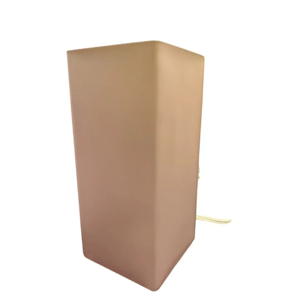 IKEA GRONO Lamp Desk Table Cube Pink Frosted‎ Glass Nightlight 8